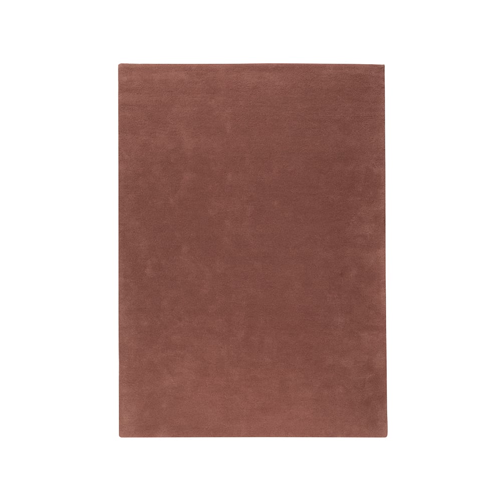 Kateha Sencillo teppe Rust-45, 200 x 300 cm | Skandinavisk Design | Ulltepper | Brun