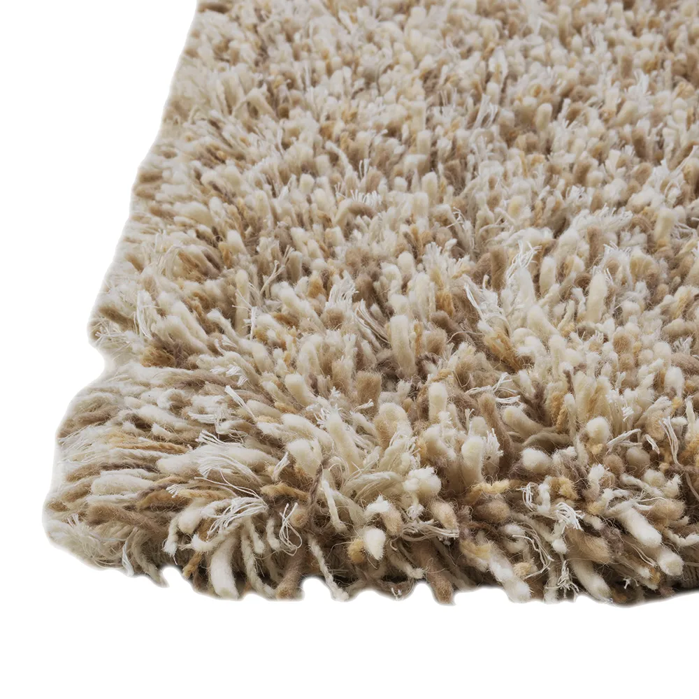 Shaggy teppe, White/beige, 170x240 cm Kateha