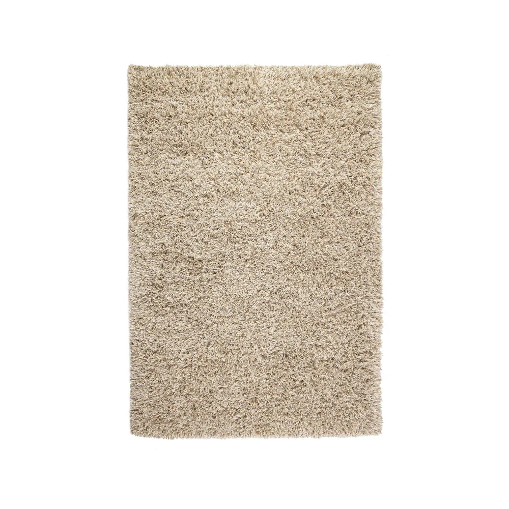 Shaggy teppe, White/beige, 170x240 cm Kateha