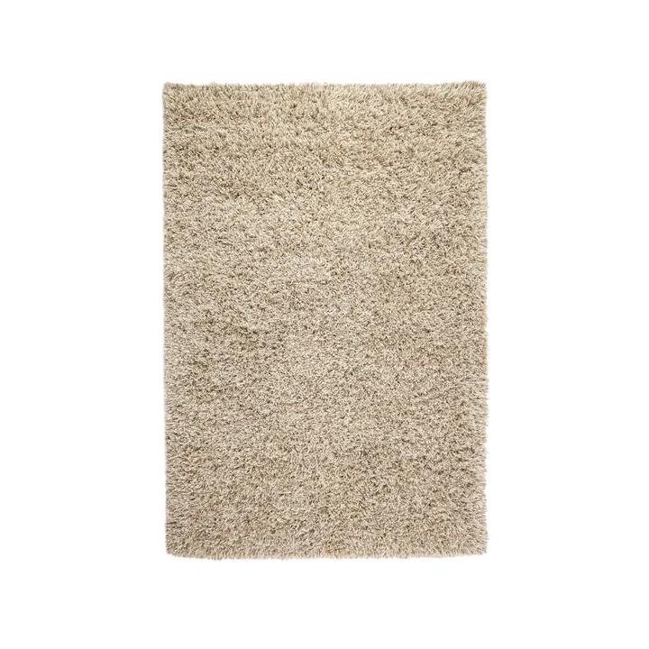 Shaggy teppe - White/beige, 200x300 cm - Kateha