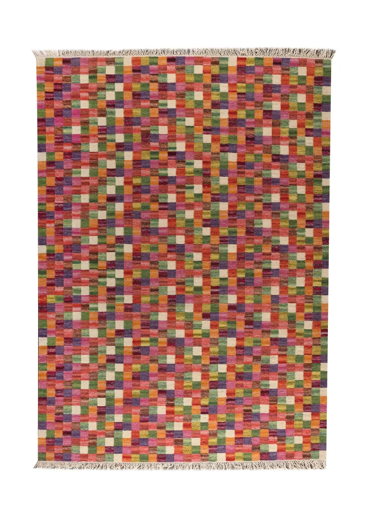 Small box håndvevd gulvteppe, multi - 240x170 cm - Kateha