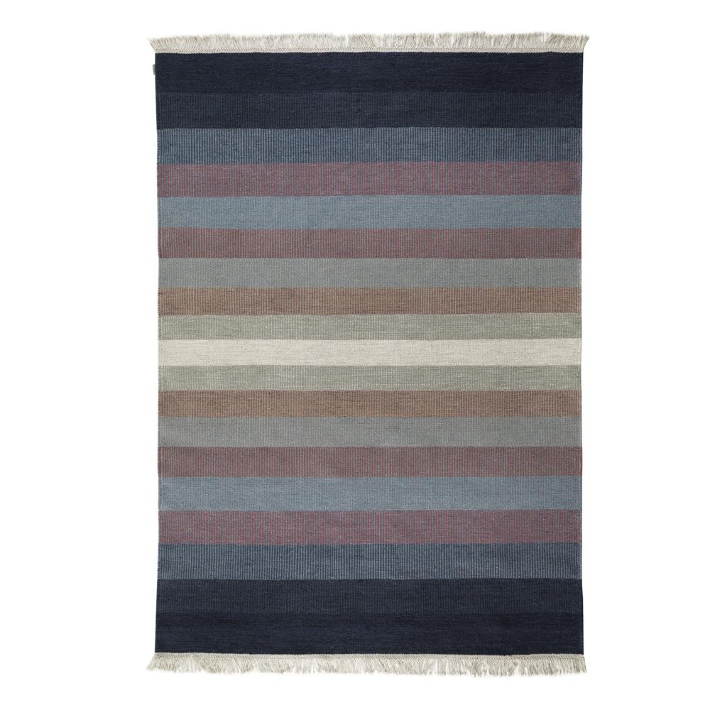 Tofta wave gulvteppe 80x250 cm blå