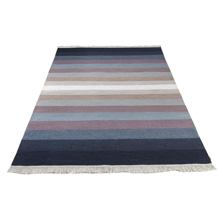 Tofta wave gulvteppe 80x250 cm, blå Kateha