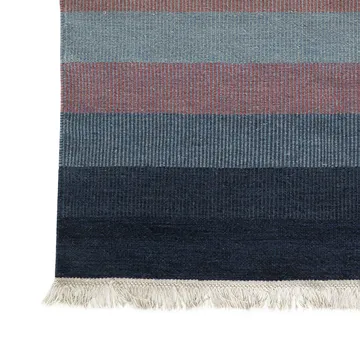 Tofta wave gulvteppe 80x250 cm - Blue - Kateha