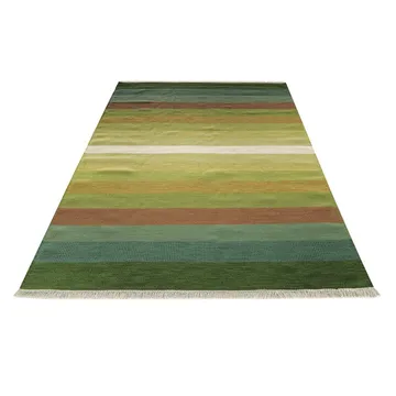 Tofta wave gulvteppe 80x250 cm - Green - Kateha
