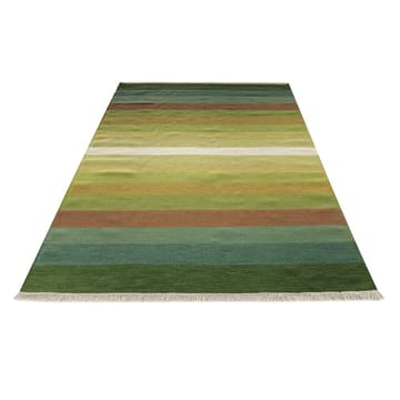 Tofta wave gulvteppe 80x250 cm - grønn - Kateha