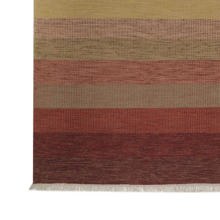 Tofta wave gulvteppe 80x250 cm, rød Kateha