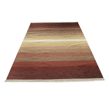 Tofta wave gulvteppe 80x250 cm - Red - Kateha