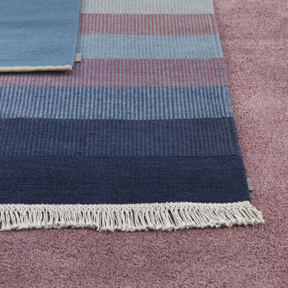 Tofta wave gulvteppe, Blue, 200x300 cm Kateha