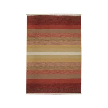 Tofta wave gulvteppe - Red, 200x300 cm - Kateha