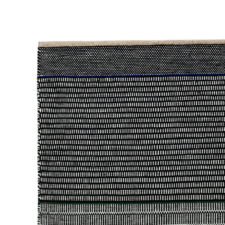 Tribulus One ullteppe 80x250 cm - svart, hvit, blå, grønn - Kateha