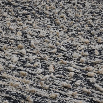 Woolly teppe - Black/white, 170 x 240 cm - Kateha