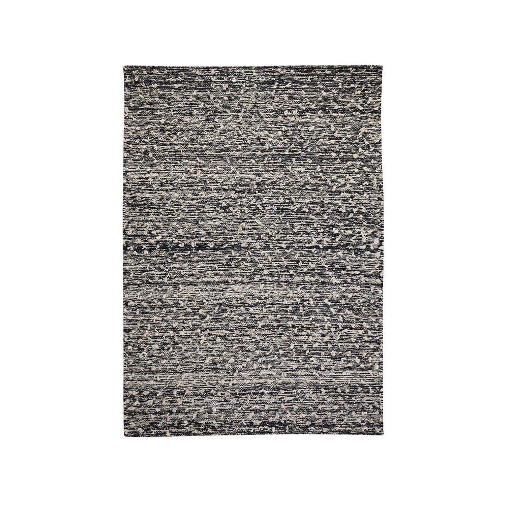 Bilde av Kateha Woolly teppe Black/white 200 x 300 cm