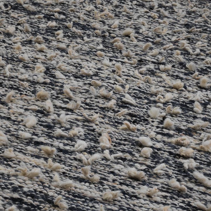 Woolly teppe, Black/white, 200 x 300 cm Kateha