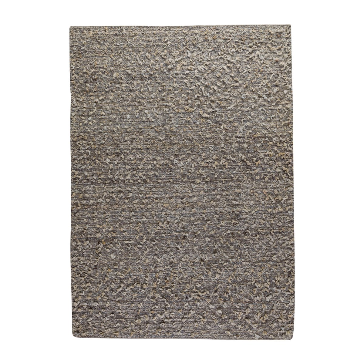 Bilde av Kateha Woolly teppe Light grey 170 x 240 cm