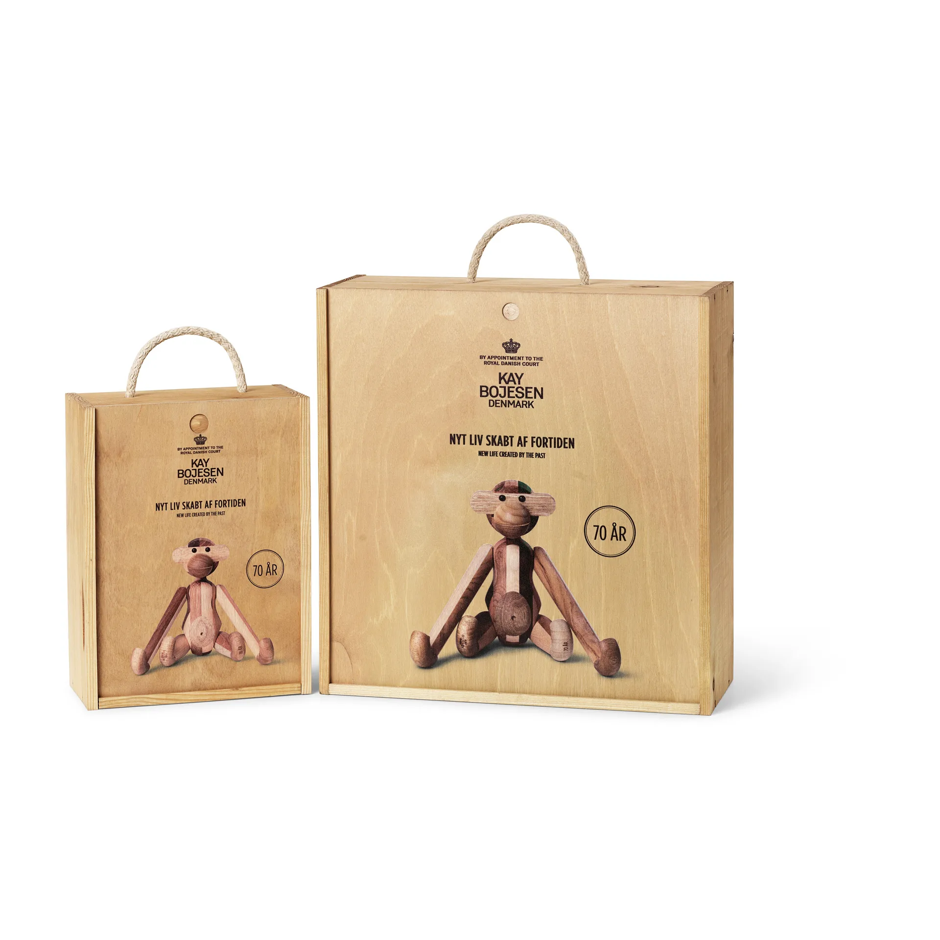 Kay Bojesen ape jubileumsutgave mixed wood, Liten Kay Bojesen Denmark