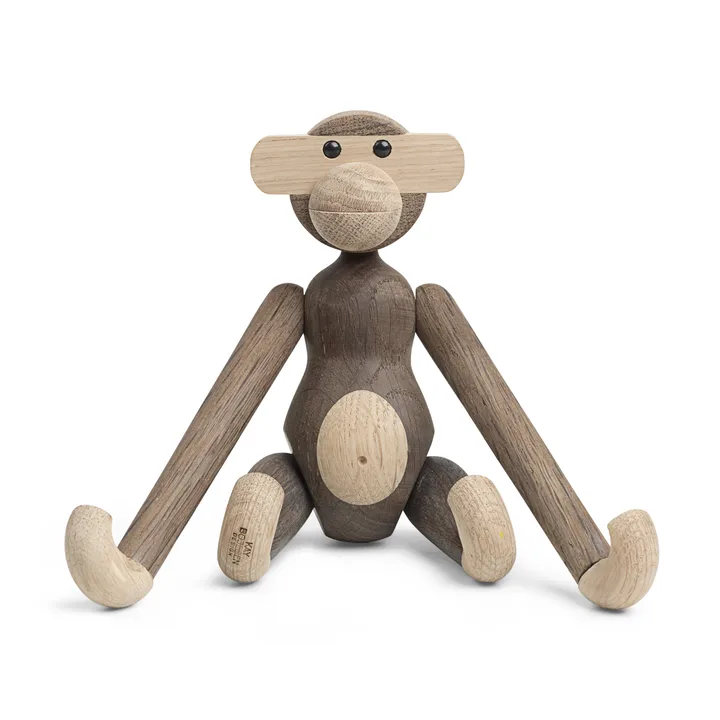 Kay Bojesen ape liten - Eik-røkt eik, 20 cm - Kay Bojesen Denmark
