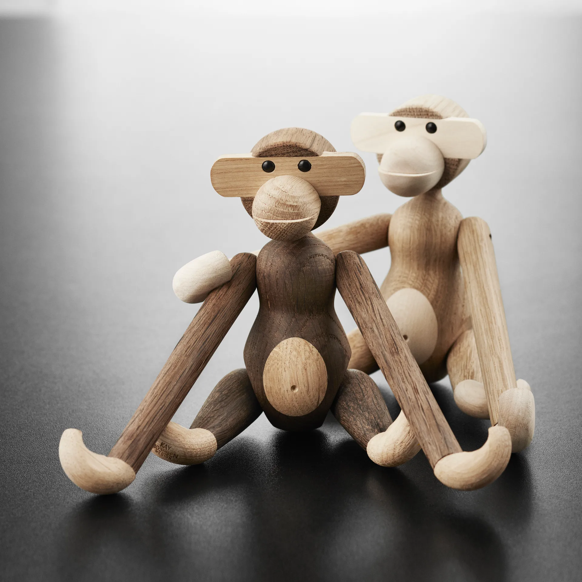 Kay Bojesen ape liten, Ubehandlet eik og lønn Kay Bojesen Denmark