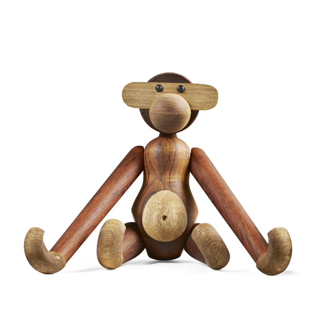 Kay Bojesen Denmark Kay Bojesen ape medium 28 cm | Skandinavisk Design | Trefigurer | Brun