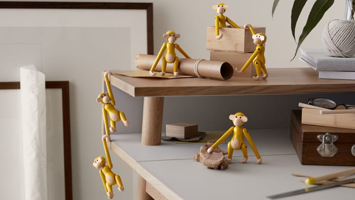Kay Bojesen ape mini vintage, Gul Kay Bojesen Denmark