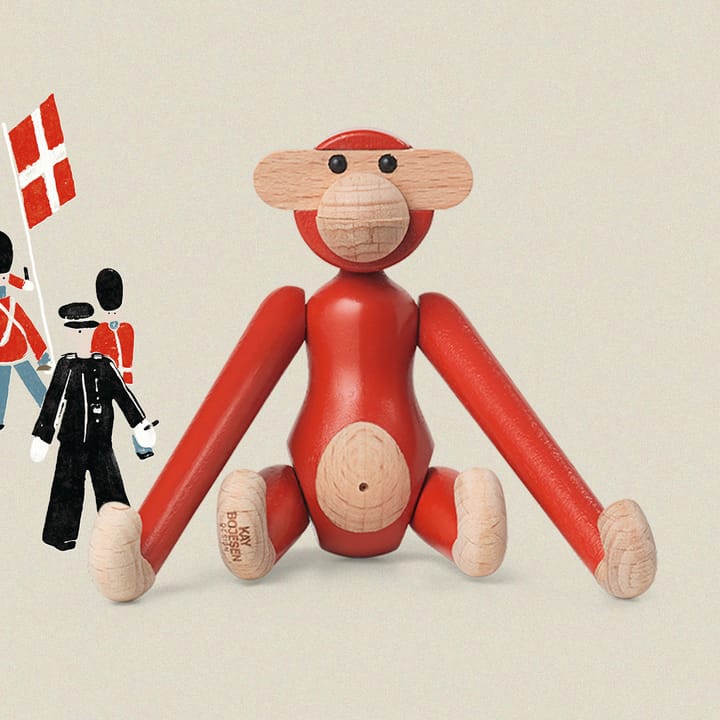 Kay Bojesen ape mini vintage - Rød - Kay Bojesen Denmark