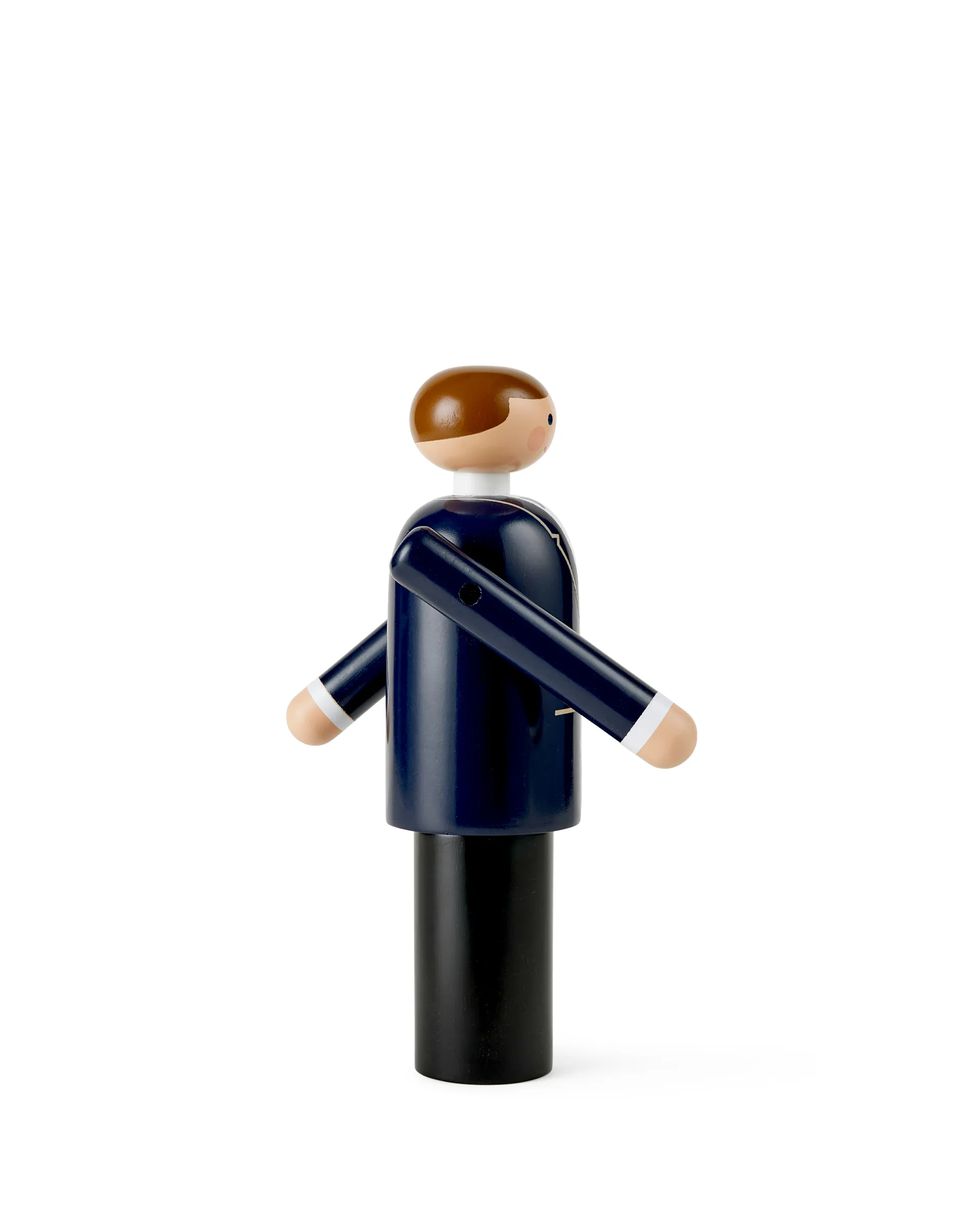 Kay Bojesen brudgom, Blå-sort-hvit, 18 cm Kay Bojesen Denmark