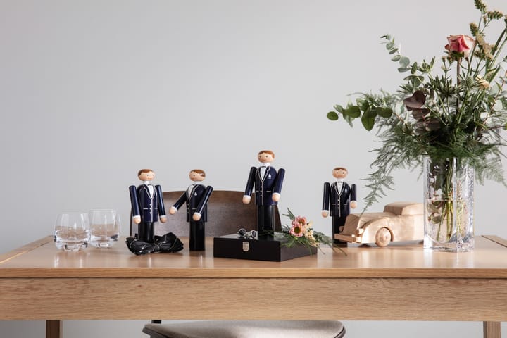 Kay Bojesen brudgom - Blå-sort-hvit - Kay Bojesen Denmark