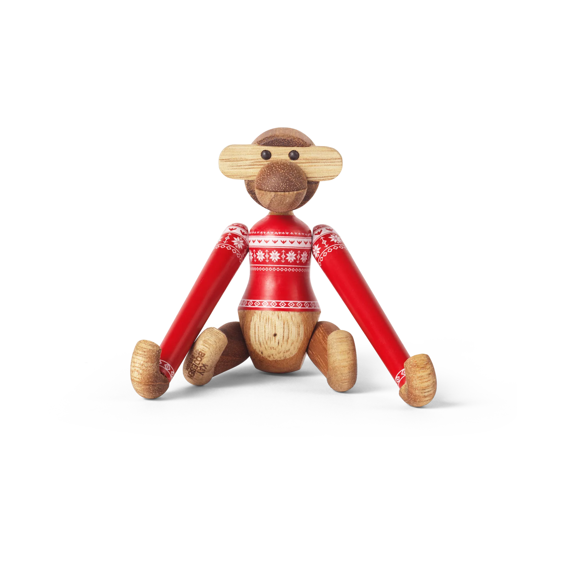 Kay Bojesen mini ape Christmas Jumper 2024, Teak-Limba Kay Bojesen Denmark