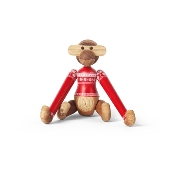 Kay Bojesen mini ape Christmas Jumper 2024 - Teak-Limba - Kay Bojesen Denmark