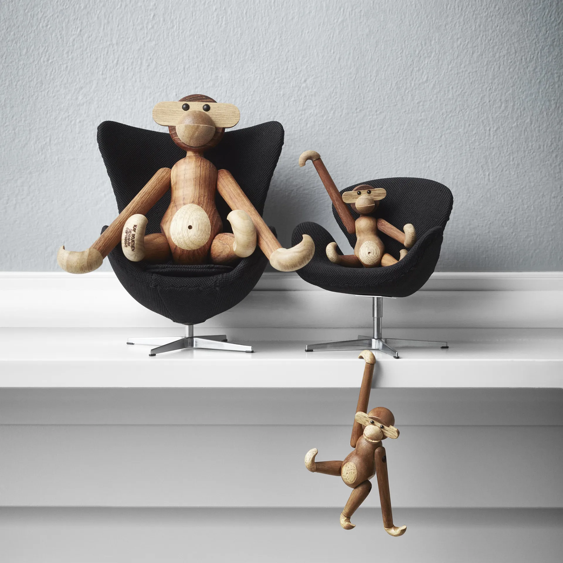 Kay Bojesen mini ape, Teak-limbatre Kay Bojesen Denmark
