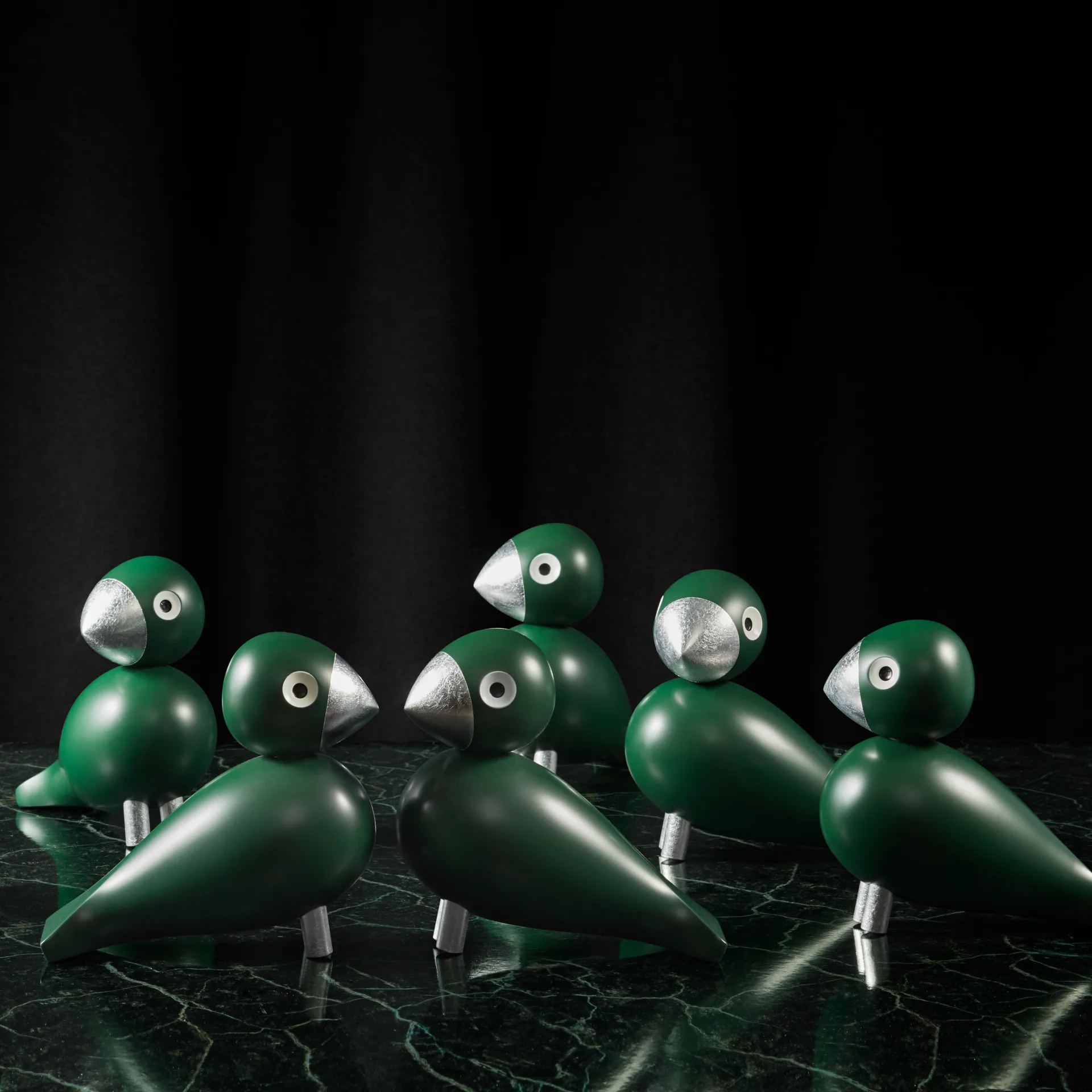 Kay Bojesen sangfugl Georg, Grønn-Sølv Kay Bojesen Denmark