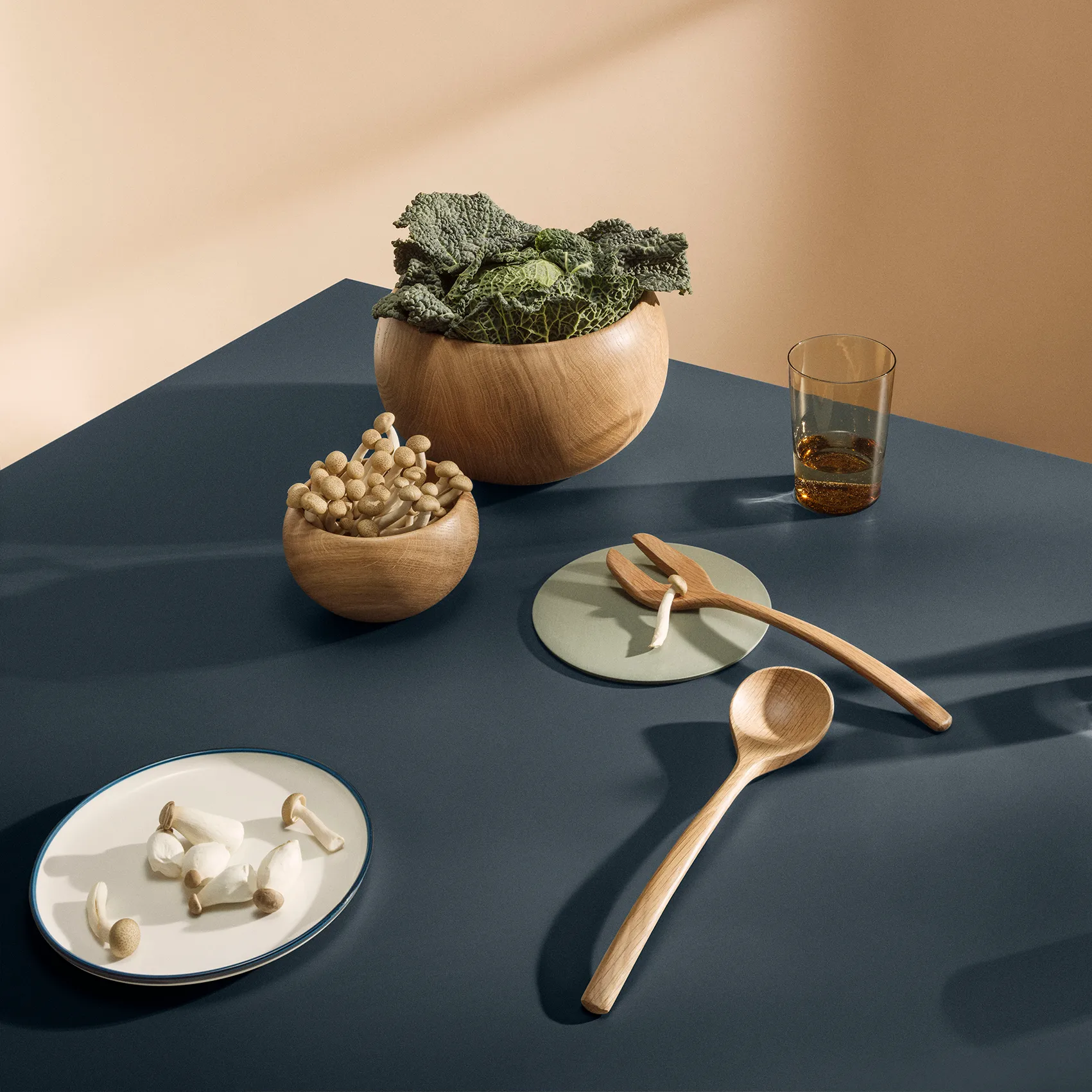 Kay Bojesen serveringsskål Menageri Ø24,5 cm, Eik Kay Bojesen Denmark