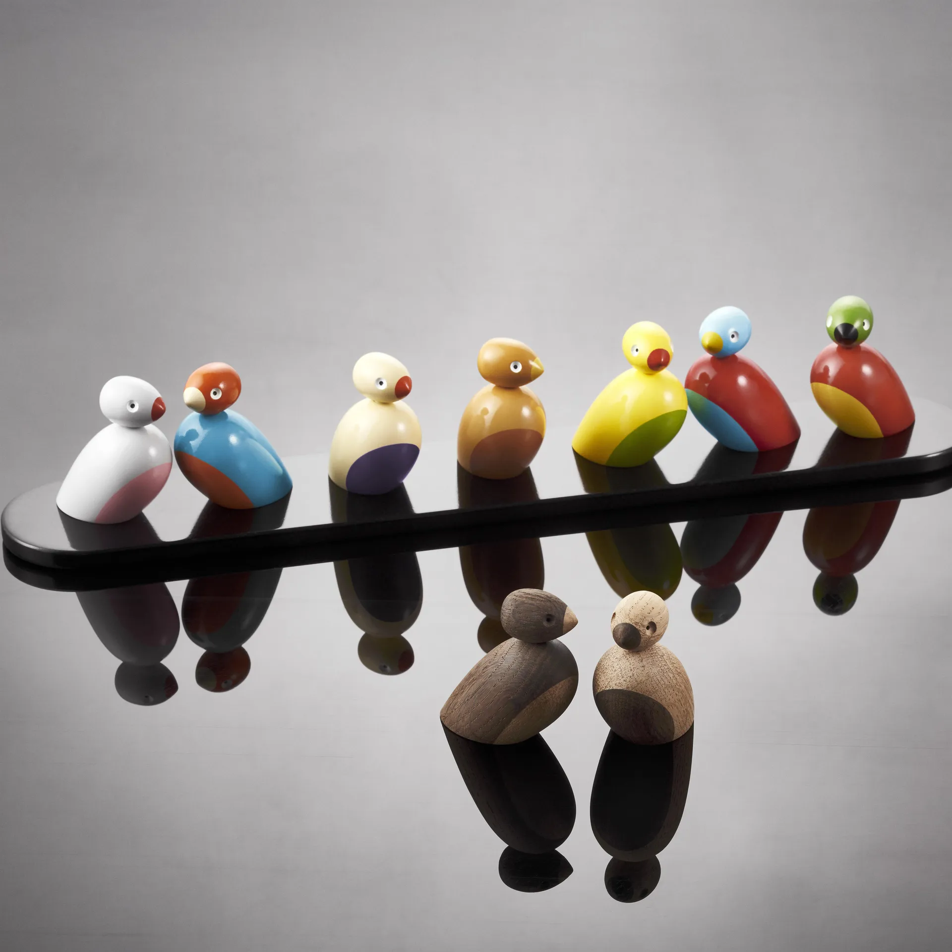 Kay Bojesen spurver 2-pakn., Eik Kay Bojesen Denmark