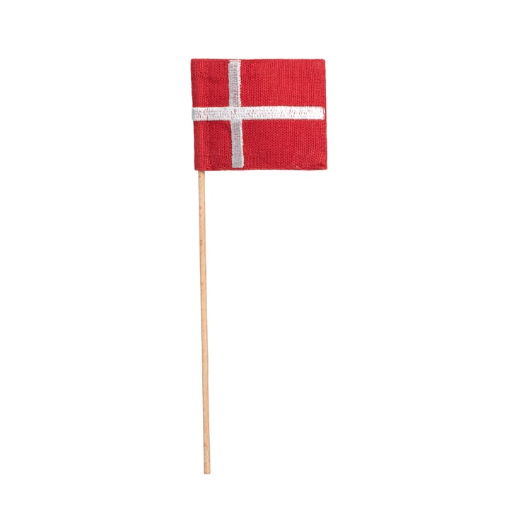 Kay Bojesen stoff flagg til fanebærer mini - Rød-hvit - Kay Bojesen Denmark