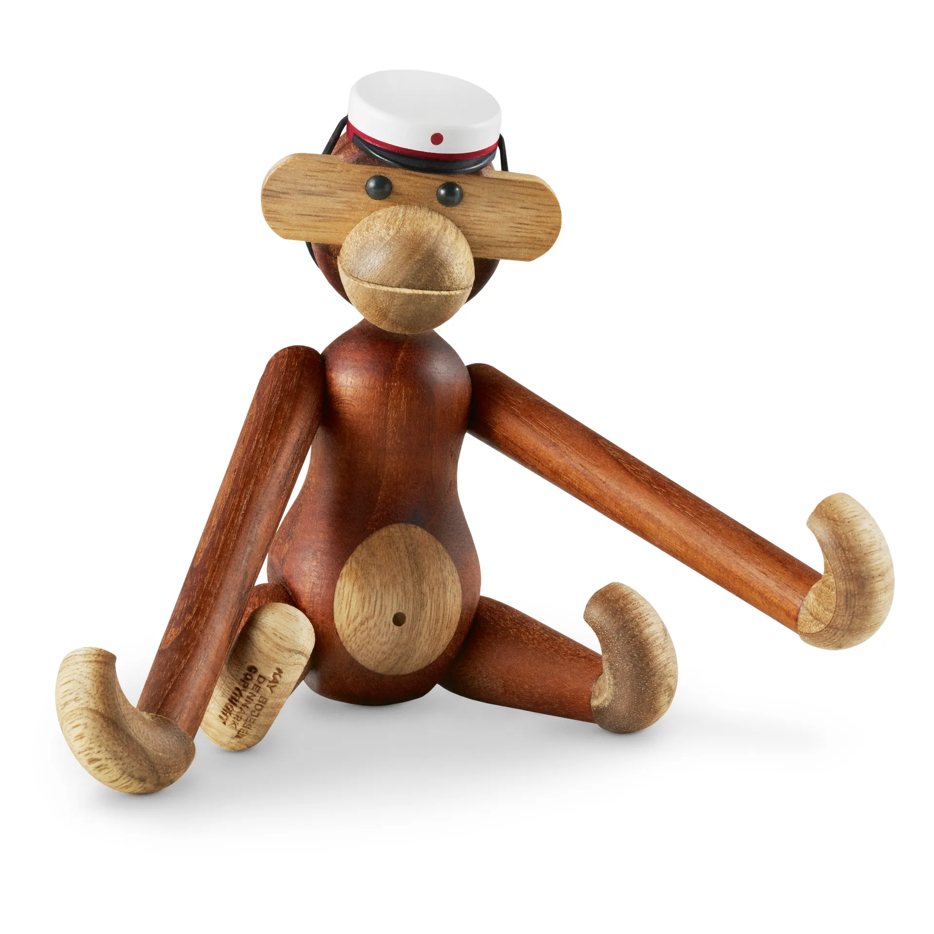 Kay Bojesen studenthatt til lille apen, Hvit-rød Kay Bojesen Denmark