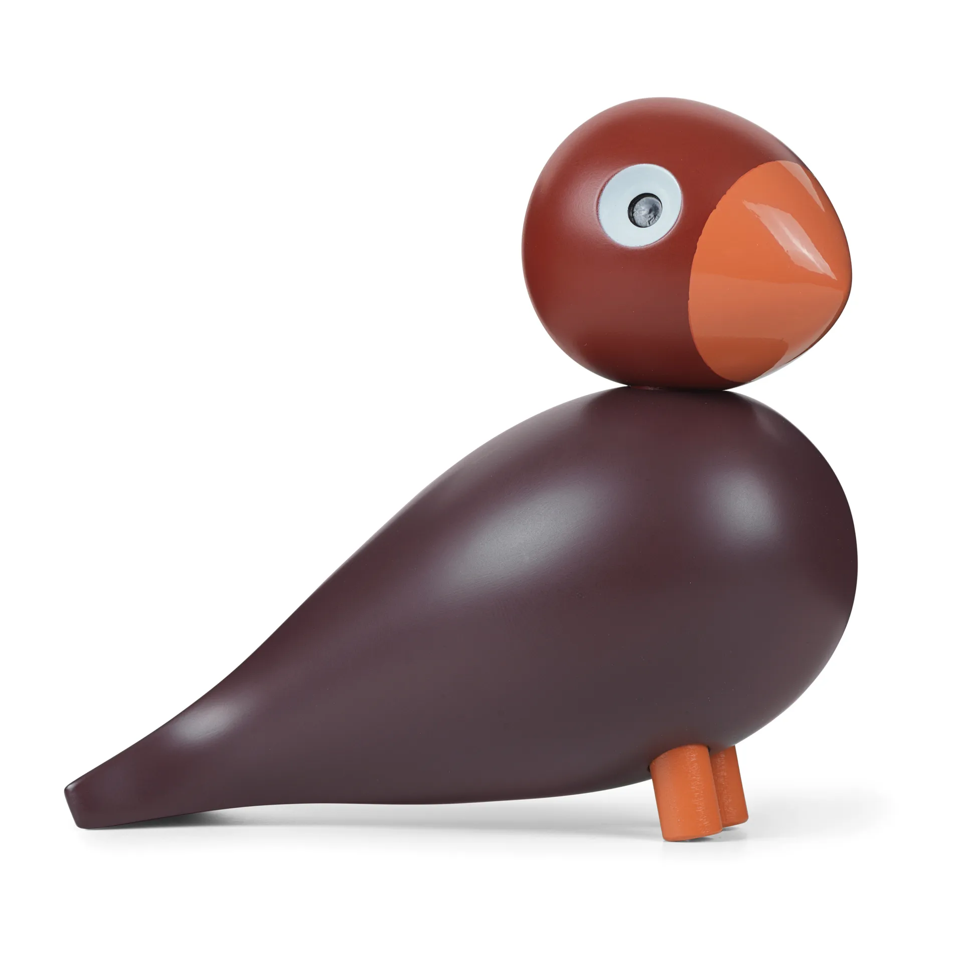 Kay Bojesen Year Bird 2022 sangfugl Poppy, Vinrød Kay Bojesen Denmark