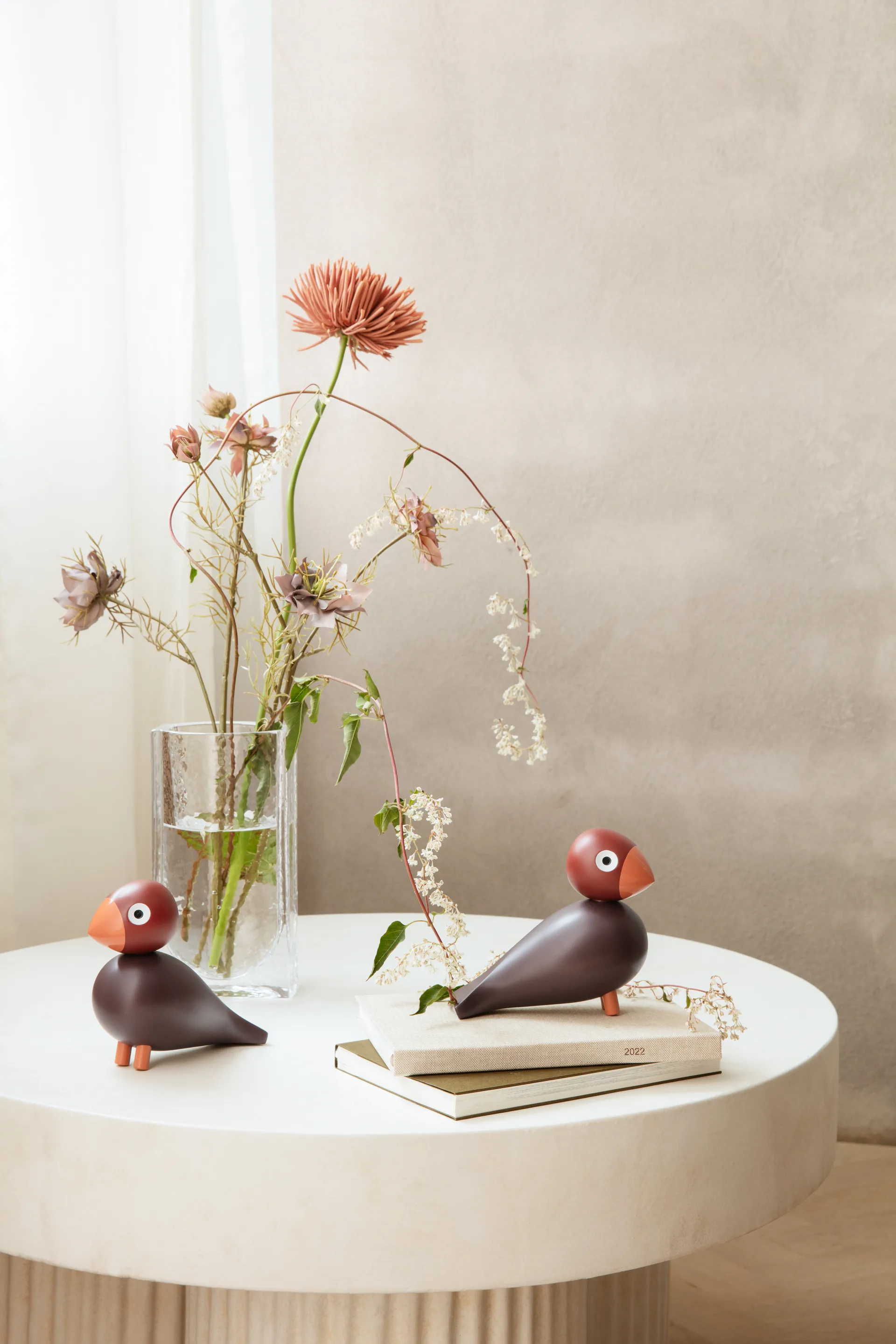 Kay Bojesen Year Bird 2022 sangfugl Poppy, Vinrød Kay Bojesen Denmark