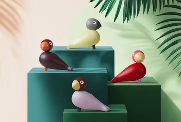 Kay Bojesen Year Bird 2025 Bella - Creme-grå - Kay Bojesen Denmark