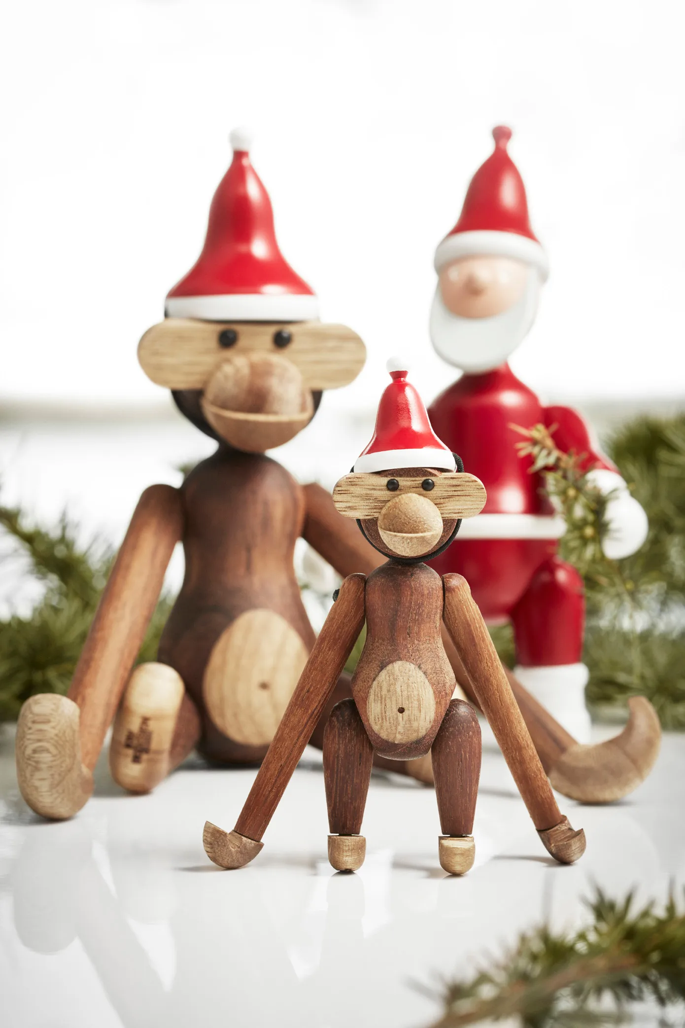 Liten ape med nisselue Kay Bojesen Denmark