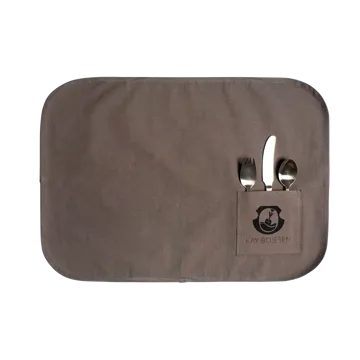 Grand Prix barnebestikk og spisebrikke 4 deler - Matte steel - Kay Bojesen