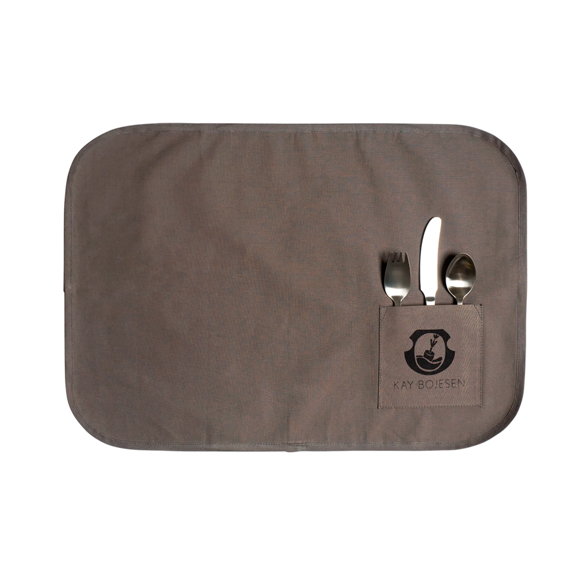 Grand Prix barnebestikk og spisebrikke 4 deler, Polished steel Kay Bojesen