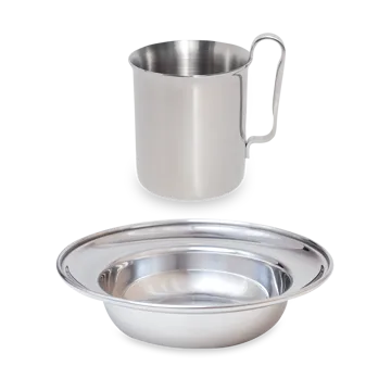 Kay Bojesen barneservise 2 deler - Polished steel - Kay Bojesen