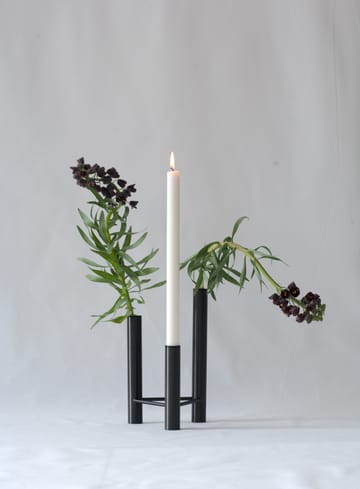 VISTA vase og lysestake - Black - Kay Bojesen