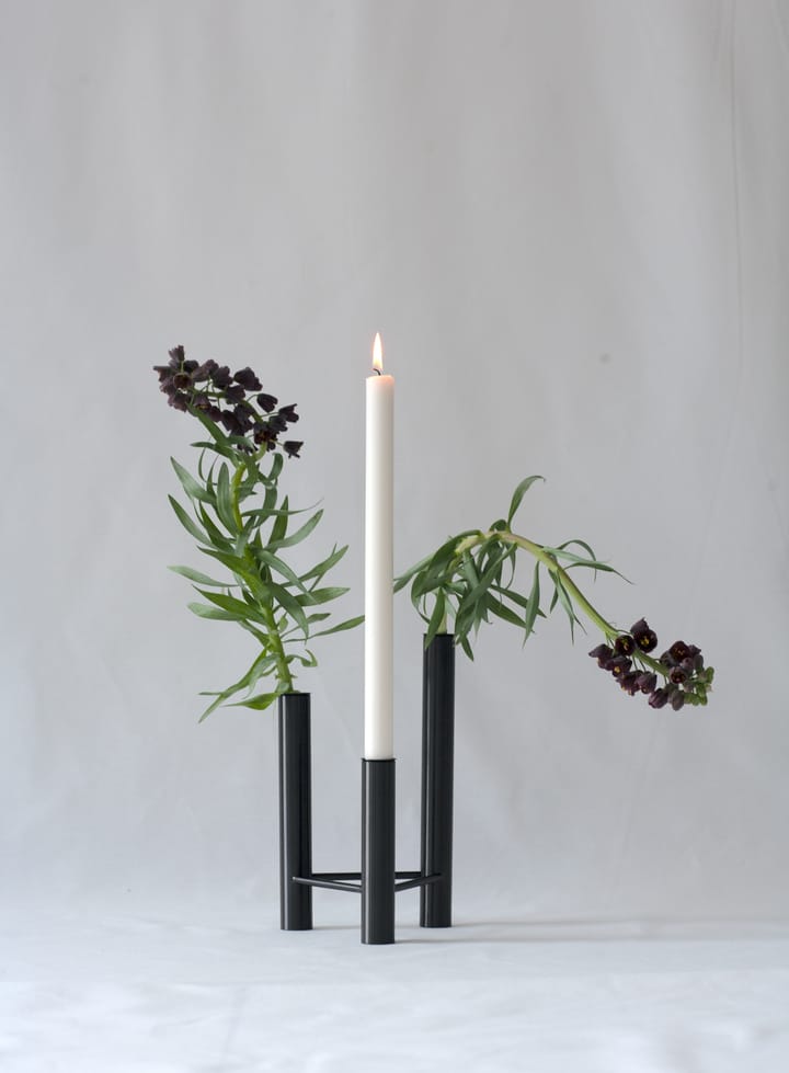 VISTA vase og lysestake - Black - Kay Bojesen