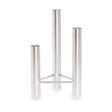 VISTA vase og lysestake - Matte steel - Kay Bojesen