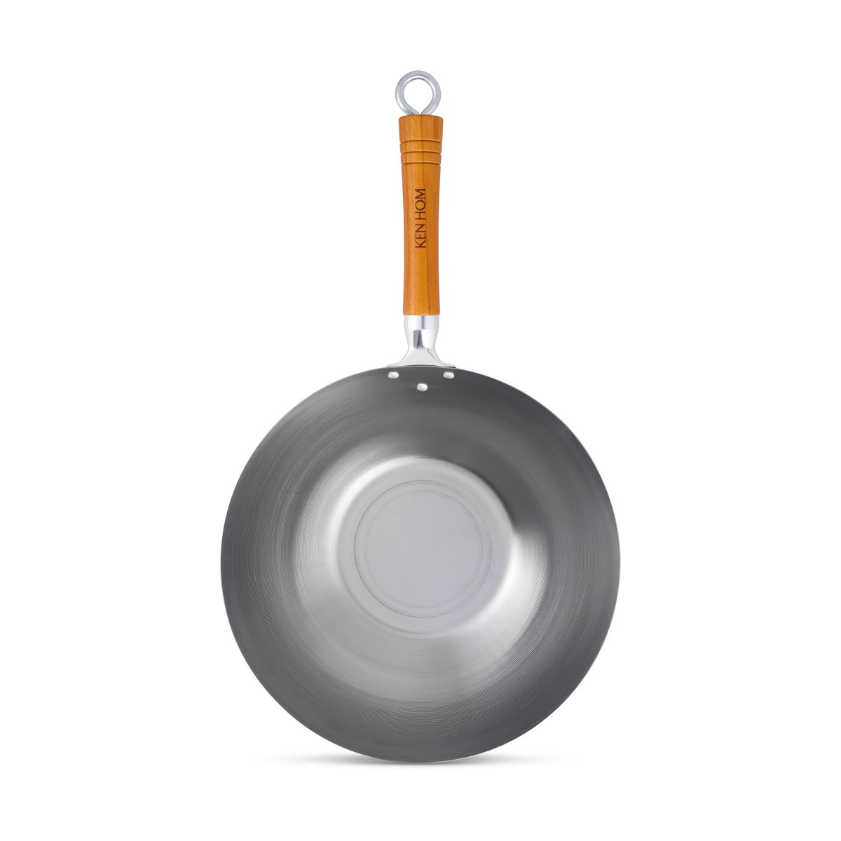Ken Hom Classic Carbon wokpanne Ø32 cm Stål | Skandinavisk Design | Wokpanner | Sølv