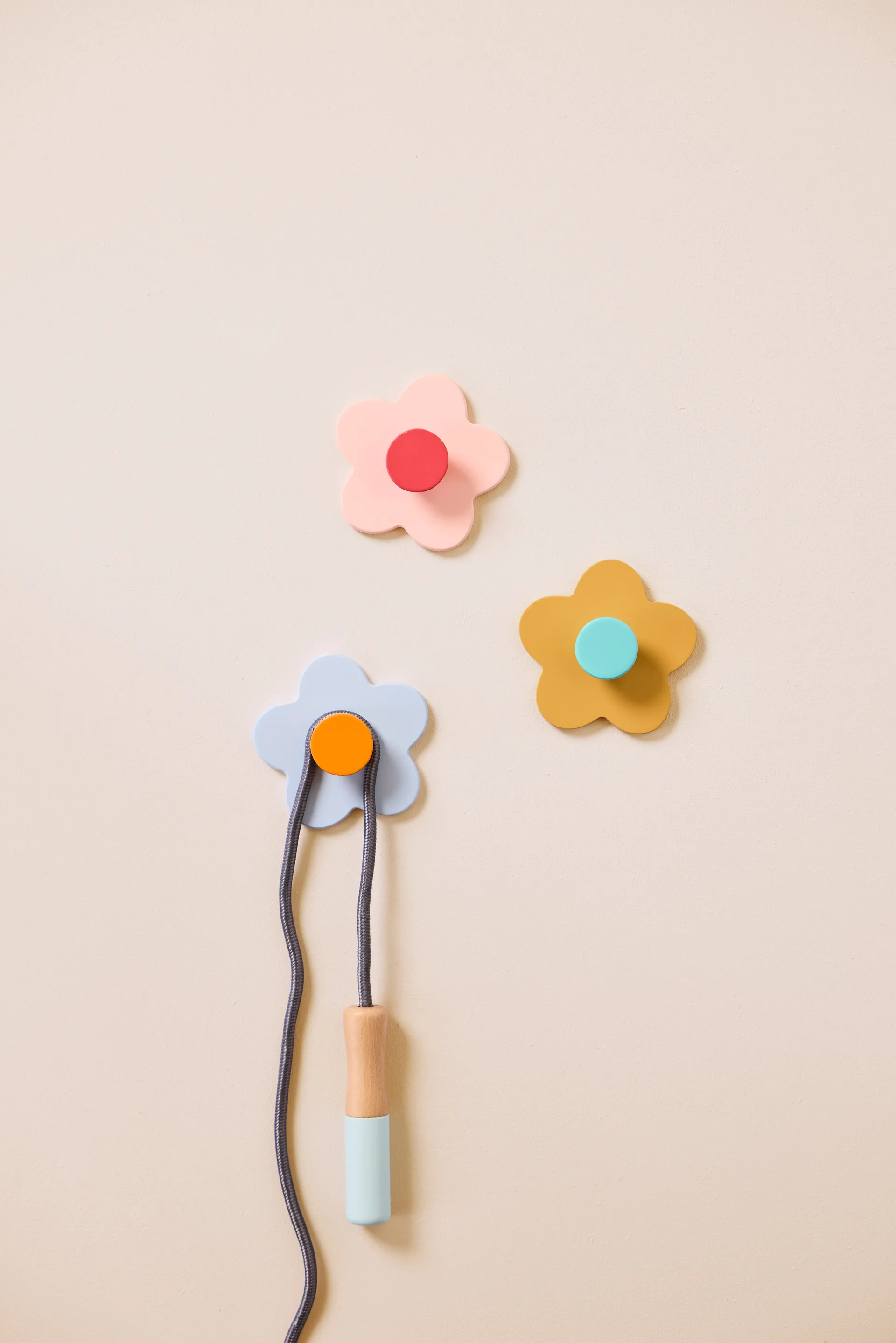 Kid's Base blomst knagg 3 deler, Multi Kid's Concept