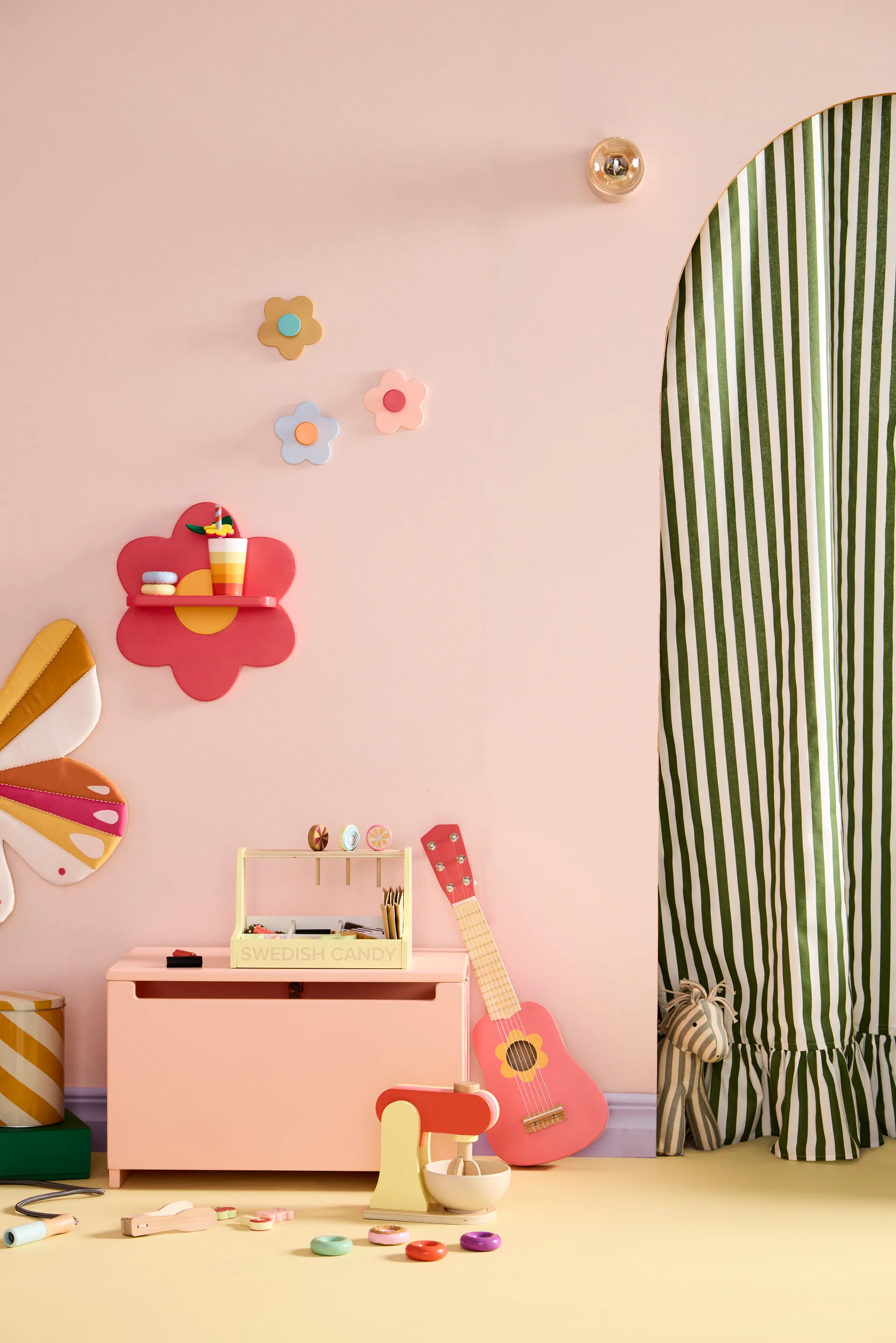 Kid's Base blomst knagg 3 deler, Multi Kid's Concept