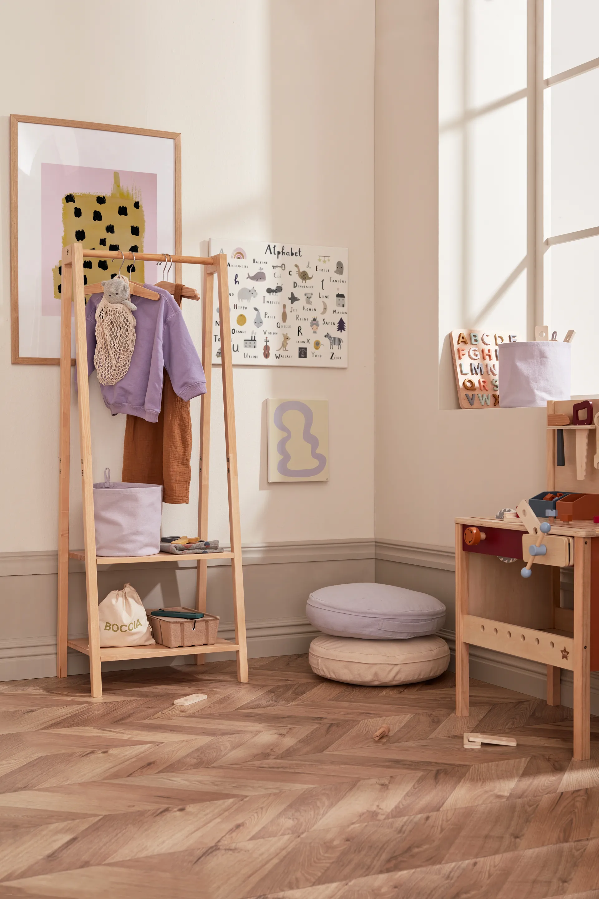 Kids Base gulvpute 40 x 40 cm, Lilla Kid's Concept