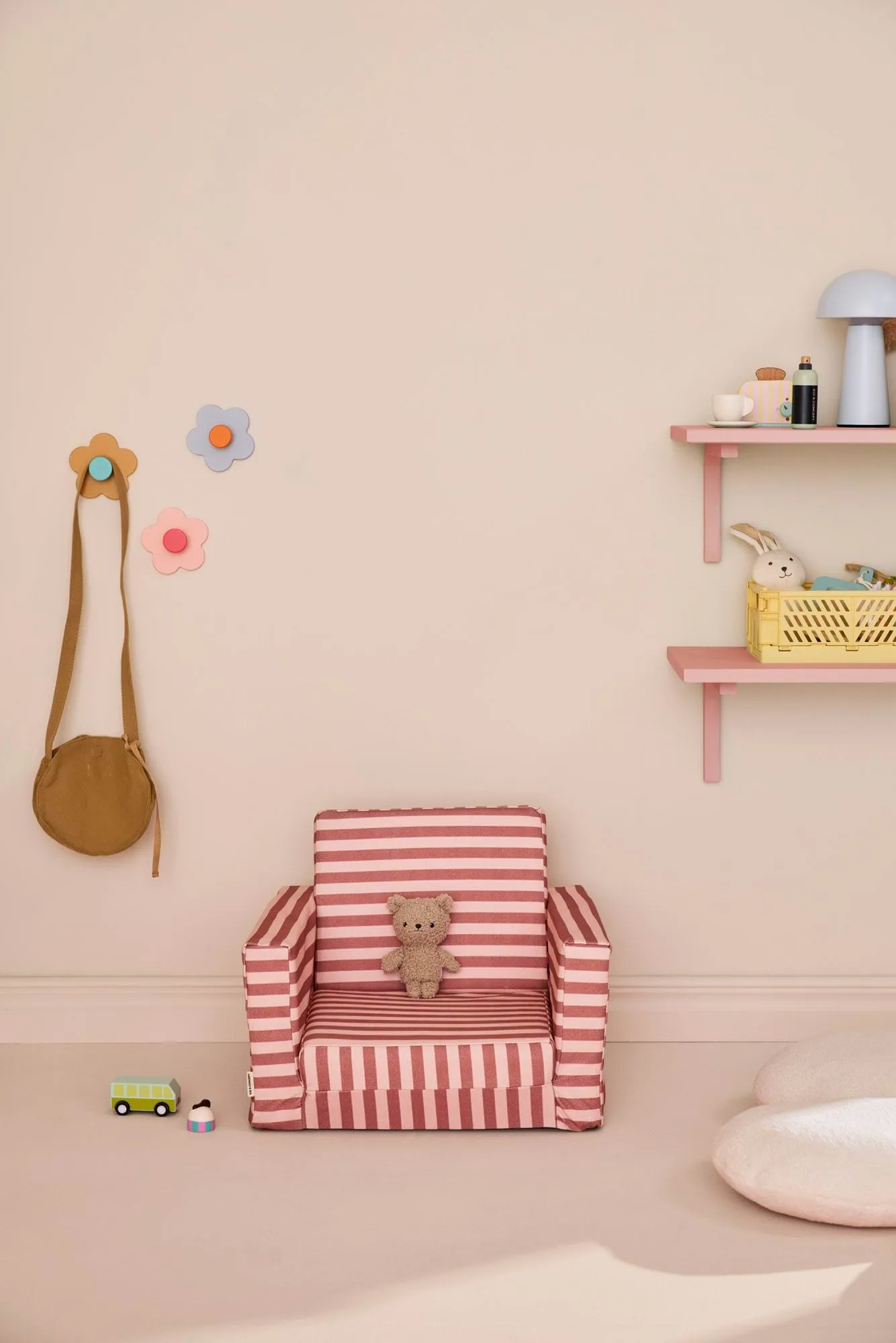 Kid's Base lenestol sammenleggbar, Brunrosa Kid's Concept